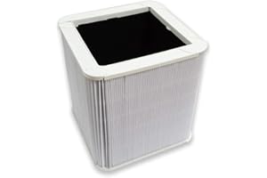 PUREBURG Replacement True HEPA Filter Compatible with Blueair Blue Pure 211+ / 211 MAX Air Purifiers, H13 3-Stage Filtration Activated carbon 2-in-1 Air Clean Dust VOCs Odor,1-Pack
