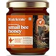 Nutricrate Small Bee Honey (250g) Pure and Natural | No Sugar Adulteration | Kombu/Stingless Bees Raw Honey from Jungles of Western Ghats
