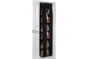 Lirex Organizador de bolsos para colgar en la puerta, almacenamiento ahorrando espacio para bufandas, sombreros y leggings