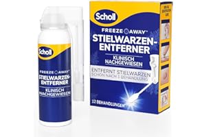 ‎DR. SCHOLL'S Scholl Freeze Away Stielwarzen-Entferner-Set, entfernt Hautanhängsel in 1 Behandlung, Stielwarzenentfernung an Hals Brust Achsel Achselhöhle Rücken und Leisten klinisch nachgewiesen, 12 Behandlungen