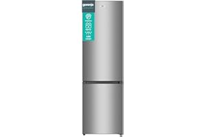 Gorenje RK 4182 PS4 Kühl-Gefrier-Kombination/ Höhe 180 cm/ Kühlen 198 L/ Gefrieren 66 L/ Gemüsefach/ 39dB/ LED Beleuchtung/ HxBxT: 180 x 55 x 55,7 cm / Grau