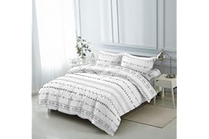 BESCH Juego de Funda Nórdica Microfibra 4 Piezas Ultra Suave, Ligero y Transpirable para Cama 150-1 Funda Edredón 220x240cm, 2 Fundas de Almohada 50x90cm y Bajera Ajustable 150x200+25cm (Flechas)