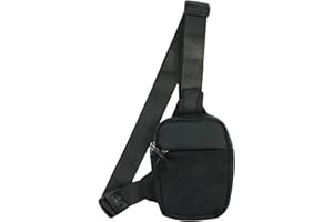 HAVENEIT Sling Chest Crossbody Bag, torba na klatkę piersiową dla mężczyzn, wodoszczelna torba na ramię, na podróż, wędrówki, jazdę na rowerze, kemping, sport na świeżym powietrzu