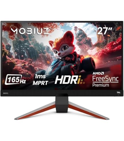 BenQ EX2780Q 27 Inch QHD 1440P IPS 144Hz Gaming Monitor | Hdri