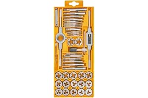 Moonshop 40 Parça Pafta Kılavuz Seti, 40 Parçalı Premium Kılavuz Ve Kalıp Seti