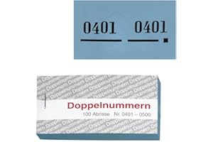 WOLF & APPENZELLER 750057 Doppelnummern blau 01-500