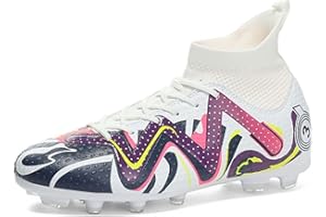 BINBINNIAO Calzado de Fútbol Botas de Fútbol Unisex Botas de Fútbol para Hombre Zapatillas de Deporte de Competición Profesional para el Aire Libre