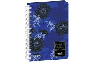 QUO VADIS - Agenda scolaire - Spiralé - 2025-2026 - Eurotextagenda S - Journalier - Multilingue - Daisy - Multicolore - 12 mois août-juillet - 12x17cm