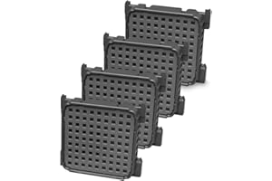 EVAYP 4x Filtre à Charbon Actif Compatible avec Liebherr 7440021 9096989 9882460 988246000 Filtre à air pour réfrigérateur et refroidisseur à vin