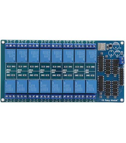 Carte Relais USB 16 Canaux Denkovi - 12V, VCP, Domotique Et Maison Intelligente