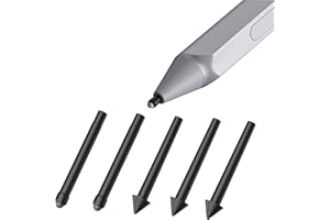 SUEEWE [5 PZS] Original Puntas de Repuesto para Microsoft Surface Pen, (2H) y (HB) Puntas Tipo de Calidad Original para Escritura/Pintura para Surface Pro 2017 Pen Modelo 1776 y Surface Pro 4 Pen
