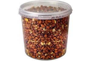 GardenersDream Cacahuetes Enteros - Alimento Fresco para Aves Silvestres Semillas de Jardín en Tinas (10L)