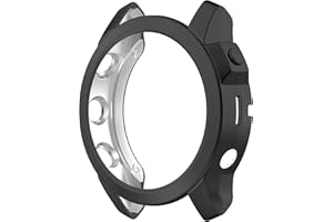 Chofit Fundas compatibles con Garmin Fenix 7X/Fenix 7X Solar Funda, TPU Protectora Carcasa Armadura para Fenix 7X/Fenix 7X Solar (no para Fenix 7S/Fenix 7) (Negro)