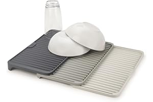 Joseph Joseph Tabla de drenaje extensible Tier, de plástico, color gris