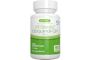 IGENNUS HEALTHCARE NUTRITION Igennus Advanced VESIsorb Ubiquinol 100mg 90 Softgels, 600% Bioavailability, Fast-Acting Water-Soluble Coenzyme Q10 Supplement for Energy & Heart, 3-Months Supply