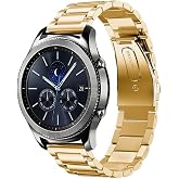 CONSTRAIN - Huawei ile uyumlu Watch GT 6/5/4 41mm -GT 5 Pro 42mm &Uuml;niversal Akıllı Saat 18mm Kordon Klipsli Metal Kordon 04