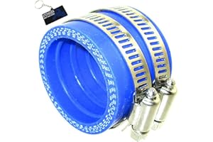 STONEDER Adaptateur pour collecteur d'admission de carburateur Bleu 40 mm