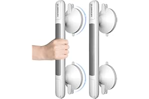 LORESJOY 2 sztuki uchwyt prysznicowy, uchwyt do prysznica z przyssawkami