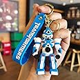 Penny Wise® Cute Transformers Robot 3D Keychain | Keyring & Quirky Bag Charm | Hard Silicone,Unbrekable | Travel Essential | Kids Friendly | Comes With Strap & Bag Hook | Single Piece.