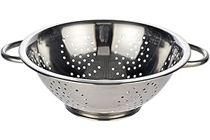 HI 23041 durszlak stojący 28 cm durszlak ze stali nierdzewnej z 2 uchwytami