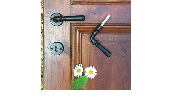 Antikas – Noire Poignée Avec Rosaces – Pour Les Chambres Porte – Ferrures  De Porte Porte Comme Antique : Amazon.fr: Bricolage