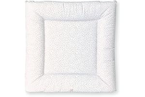 Bianconiglio Kids ® FLAFFI : Le matelas à langer sûr et de qualité pour la machine à laver et les surfaces planes, 60 x 60 cm, fabriqué en Italie avec 4 bords hauts pour un confinement optimal (beige)