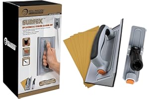 ROLLINGDOG Corner Sander-Drywall Sander,6PC Oxide Mesh Sandpaper for Corner Wall Cleaning and Polishing