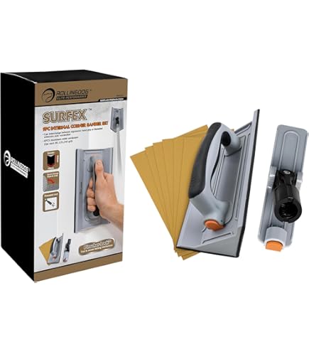 Multifunktionales Winkelschleifpapier-Werkzeug - 9 Zoll Halbrund Für Ecken Und Kanten