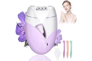BUBBACARE Epilators for Facial Hair Removal & Body Hair Removal, Rechargeable Lady Face Shaver, Electric Hair Removal Device Bikini Trimmer for Arm Leg Underarm
