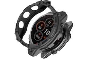 MYSNBKN Etui ochronne do Fenix 8 51 mm etui elastyczne, wytrzymała rama zderzaka TPU etui ochronne pokrowce na ramę zegarka osłona