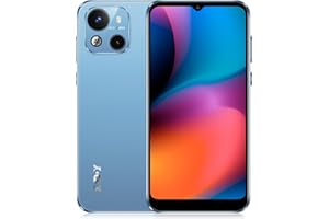 Xgody Téléphone Portable sans Forfait X18, 4G Android 10 avec 4000 mAh, 2 Go + 16 Go 256 Go Extensible, Neuf Smartphone Pas Cher 8MP + 5MP et écran 6,3'', Double SIM Quad Core GPS Face ID (Bleu)