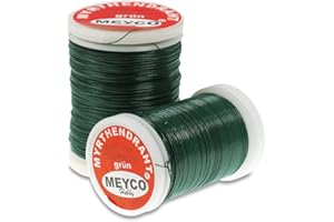 MEYERCORDT GMBH Meyco Myrthendraht, Bindedraht grün - 0,35mm - 66m