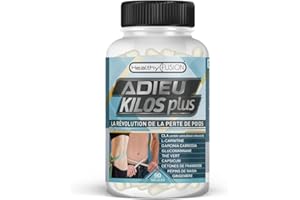 HEALTHY FUSION Minceur puissant avec Garcinia Gambogia et L-Carnitine | Réducteur d'appétit | Brûlage des graisses efficace | Brûleur de graisse et coupe faim | Stimulant du métabolisme | 100 gélules végétales