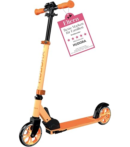 Globber Flow Element Lights Tretroller – Faltbar, LED-Leuchträder, Verstellbarer Lenker, Ab 5 Jahren (olivgrün)