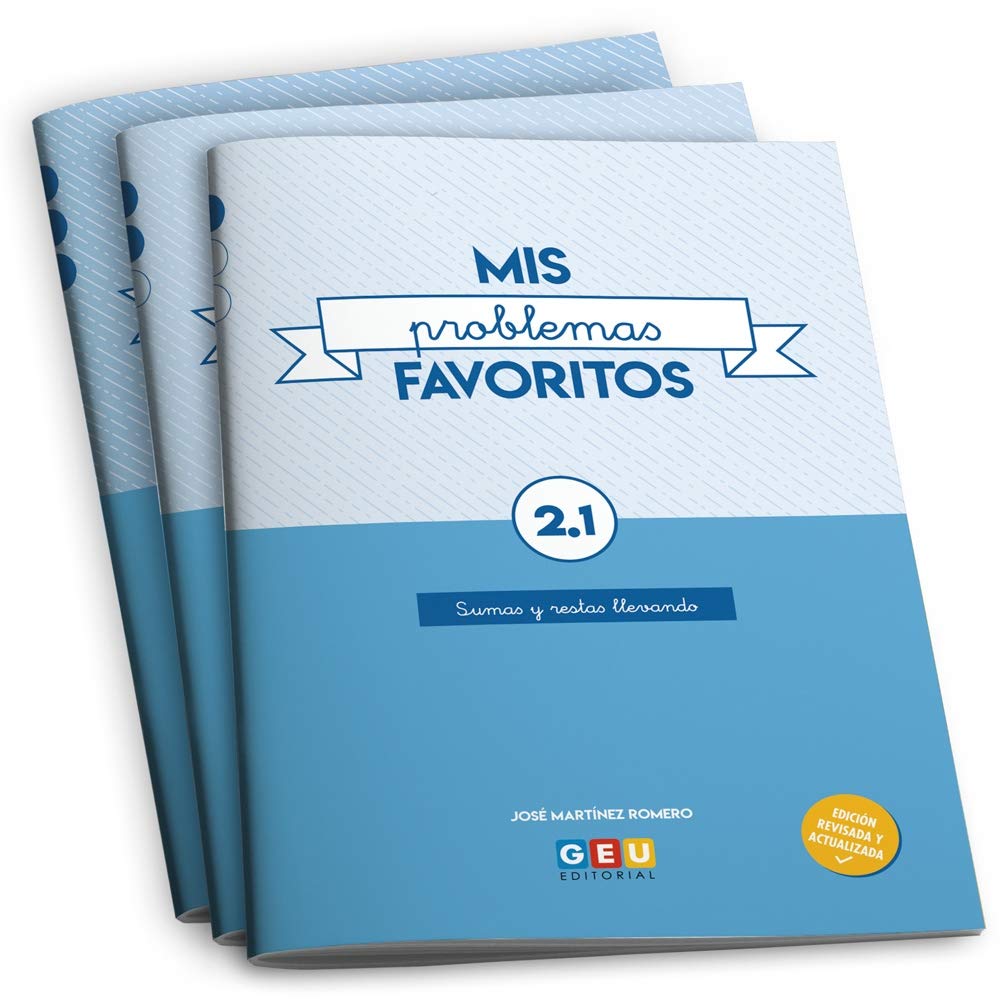 Pack Mis Problemas Favoritos 2.1, 2.2, 2.3, 2º Educación Primaria