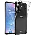 J&D Compatibile per Sony Xperia 1 III Cover, Peso Leggero Ultra-Chiaro Protettiva Snella Silicone Respingente Custodia per Xp