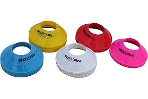 Roxan Vishwa Saucer Cones Space Marker (Pack of 10) - for Training of Football
