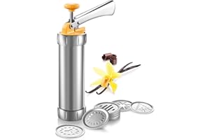 Tescoma 630535 Pistola Sparabiscotti/Decoratore per Torte, Metallo "Delicia"
