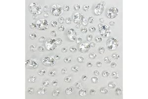 G&S homedeko 1000 Pcs Clear Tiny Acrylic Table Scatter Crystals Acrylic Diamonds Rhinestones for Vase Filler Table Decoration Wedding Decoration Bridal Shower Decoration (8/10/20) mm