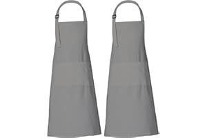 RAJRANG BRINGING RAJASTHAN TO YOU Grembiuli da cucina per donne e uomini, 35x27 pollici, grembiule in cotone semplice con 3 tasche