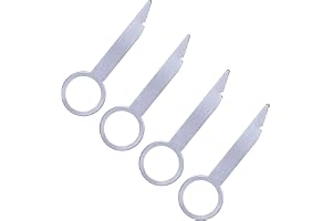 Keple Car Radio Removal Tool Key DIN Release Keys Set for Audi, VW VolksWagen, Mercedes Benz, BMW OEM Head Unit CD Media Play
