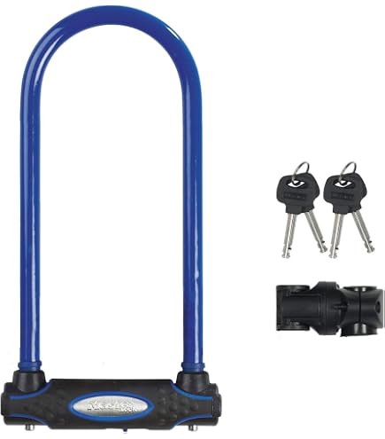 Antivol Vélo U à Code Numérique - Anse 14 Mm - Support Cadre Inclus - Pour Vélo Et VAE