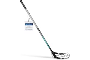 Fat Pipe Floorball Schläger Unihockey Stock 'Zack 27 Bone' - IFF Zertifiziert, mit Bone Schaufel/Kelle