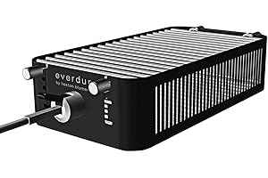 everdure by heston blumenthal Rotisseriekorb für 8mm oder 16mm Spieß I Drehspieß Grillkorb für HUB™, HUB II und Fusion™ I Drehkorb mit Antihaft- und PVD-beschichtetem Gehäuse inkl. Adapter