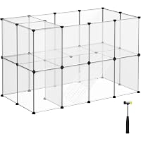 Mantouxixi Kleintier-Laufstall – Faltbar, Wasserdicht, Transparent Für Hamster, Kaninchen, Kätzchen