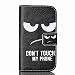 Produktbild Motorola Moto E XT1021 Hülle, Moto E Dual XT1022 Case - 4.3", MYTHOLLOGY - PU Leder Flip Case Hülle, Kartenfächern & Standfunktion. [Cartoon Auge]