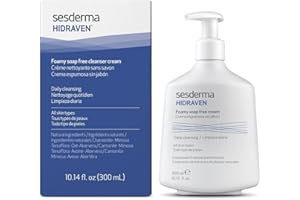 Sesderma Hidraven Crema Espumosa Sin Jabón – Limpieza Facial Diaria para Todo Tipo de Piel – Hidratante, Calmante y Regenerante – 300 ml