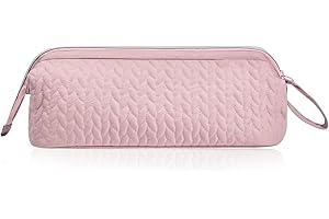 ShiningUU Travel Storage Bag Travel Hair Dryer Bag | Heat-Resistant Hairdryer Case | Portable Hairdressing Organiser for Tools for Style Accessories Protection Organizer (Pink)