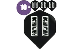 ‎ABCDARTS ABC Darts Flights Pentathlon - 10 sätz (30 stück Dart Flights)