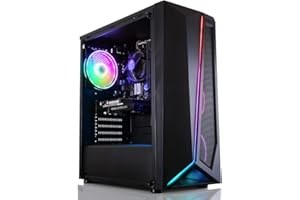 AWD-IT Ordinateur de Bureau Gaming - Processeur AMD Ryzen 3600 • NVIDIA RTX 3060 12 Go • RAM DDR4 16 Go • SSD 240 Go • HDD 1 to • Patriot Case • Windows 11